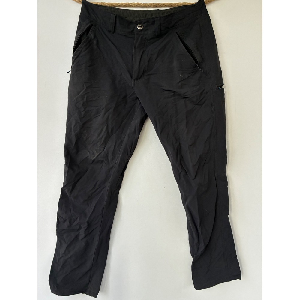 Kuhl Renegade Cargo Hiking Pants Black Technical Outdoor Trekking Mens 34x32